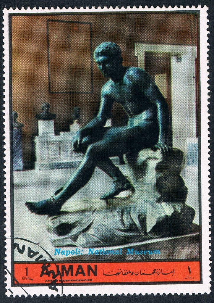 Naples; Sitting man