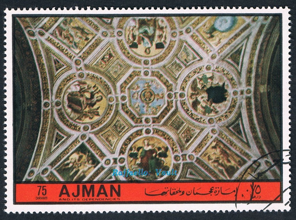 Celling frescoes; Stanza della Segnatura