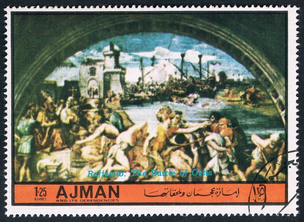 The Battle of Ostia; Stanza dell Incendio di Borgo