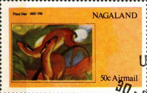 Stamp, Franz Marc, Cinderellas,  