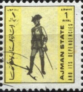 Stamp, Uniforms, Ajman,  , Uniforms