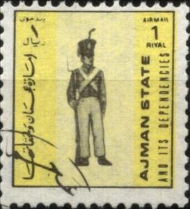 Stamp, Uniforms, Ajman,  , Uniforms