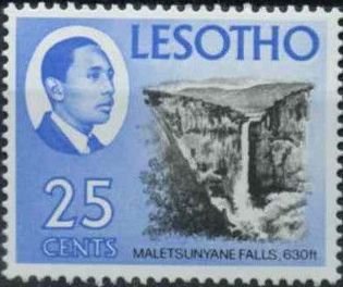 King Moshoeshoe II and Maletsunyane Falls