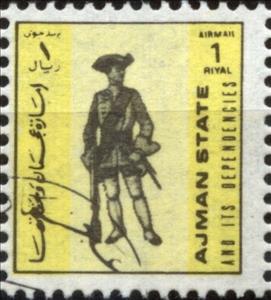 Stamp, Uniforms, Ajman,  , Uniforms