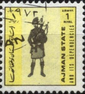 Stamp, Uniforms, Ajman,  , Uniforms