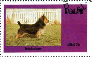 Stamp, Australian Terrier, Cinderellas,  , Dogs