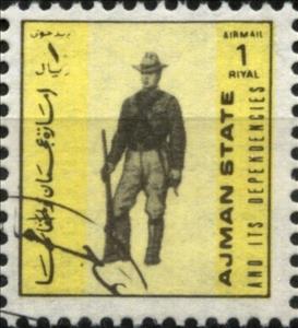 Stamp, Uniforms, Ajman,  , Uniforms