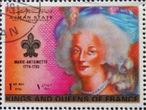 Stamp, Marie Antoinette (1774-1793), Ajman,  , Queens