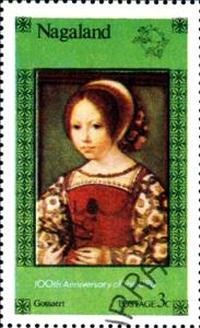 Stamp, Gossaert, Cinderellas,  , Paintings