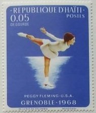 Stamp, P. Fleming, Figure Skating, Haiti,  , Figure-skate, Olympic Games