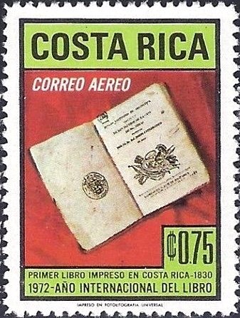 First printed book in Costa Rica