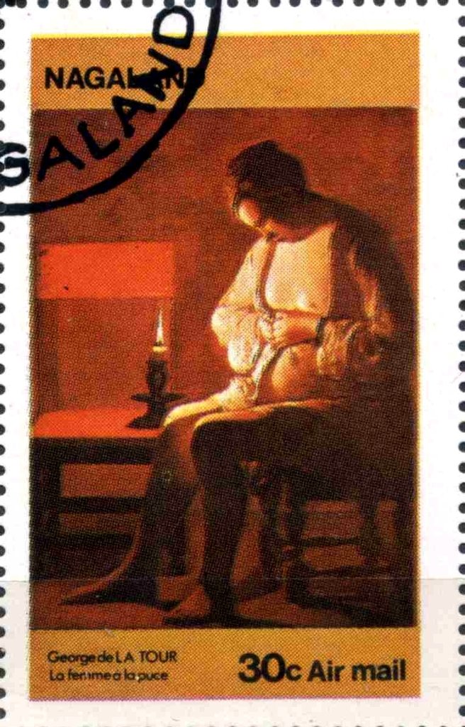 George de La Tour - "La femme a'la puce"