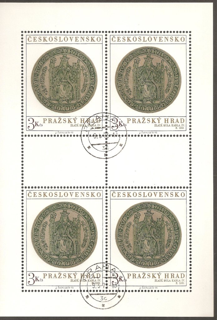 Seal of king Charles IV,1351