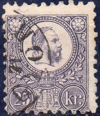 King Franz Josef (1830-1916) and Coat of arms