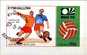 Stamp, World Cup Munich 1974, Cinderellas,  , Football (Soccer), Sport