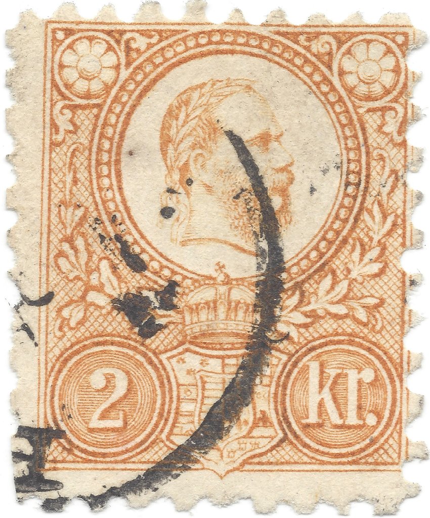 King Franz Josef (1830-1916) and Coat of arms