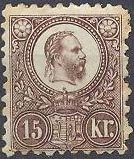 King Franz Josef (1830-1916) and Coat of arms