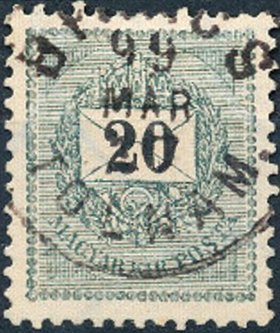 Letter, black cipher