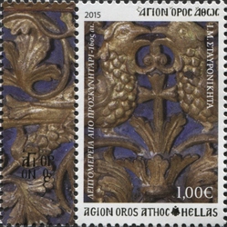 Agion Oros Athos Wood Carving C - H.M. of Stavroniketa (16th Century)