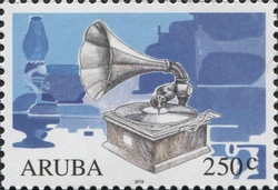 Stamp, Antiques Stamps 2016, Aruba,  , Musical Instruments, Music and Dance