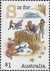 Stamp, Fair Dinkum Aussie Alphabet - S is for..., Australia,  , Sport, Outdoor activities