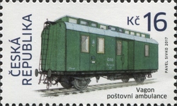 Historical Vehicles - Railroad Mail Car