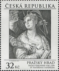 Prague Castle - Paolo Caliari Veronese - St Catharine with Angel