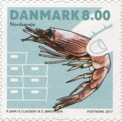 Stamp, Shellfish Galore, Denmark,  , Food and Cooking, Fauna, Marine fauna,  Food