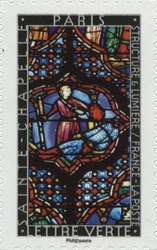 Stamp, Structure and Light - Sainte-Chapelle - Paris, France,  , Religions and beliefs, Ceramics and Glass, Fine Arts, Religious art and icons
