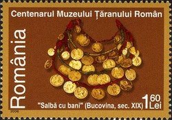 Coin necklace from Bucovina