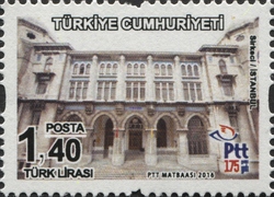 PTT Buildings - Definitive stamps