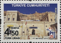 PTT Buildings - Definitive stamps