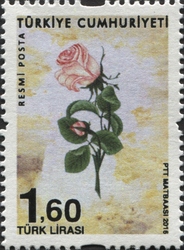 Sukufe (Miniaturised Rose Illustration) - Official Postage stamps