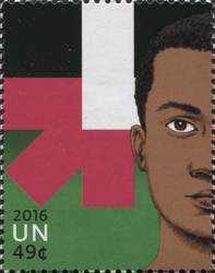 Stamp, HeForShe, United Nations, Offices in New York,  , Mankind