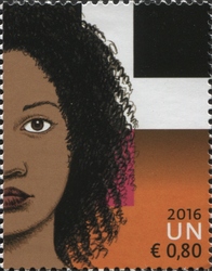 Stamp, HeForShe, United Nations, Offices in Vienna Austria,  , Mankind