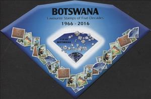 Mini Sheet, Favourite Stamps of Five Decades, Botswana,  