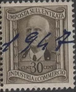 Industry and Commerce without fasces