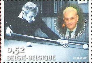 Stamp, Billiards Champion Laurent Boulanger, Belgium,  , Sport, Billiards