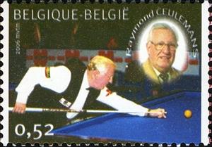 Stamp, Billiards Champion Raymond Ceulemans, Belgium,  , Sport, Billiards
