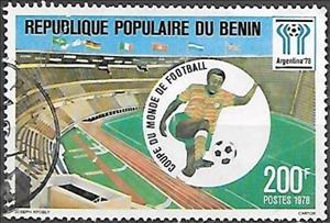 Stamp, Football World Cup - Argentina, Benin,  , Football (Soccer), Sports