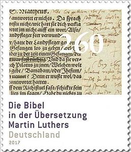 Stamp, Luther Bible, Germany, Federal Republic,  , Books, Lutheran, Religion