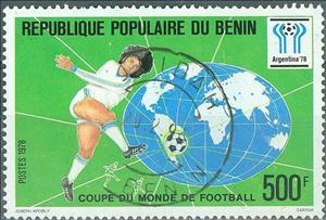 Stamp, Football World Cup - Argentina, Benin,  , Football (Soccer), Sports