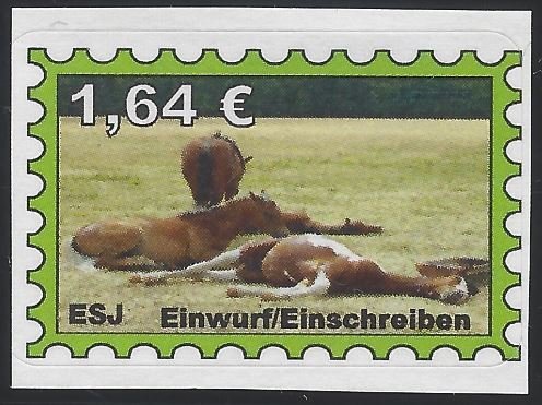 Pferde Einschreibemarke