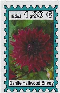 Stamp, Dahlie Hallwood Envoy, Germany, Modern Private Post Offices,  , Flowers