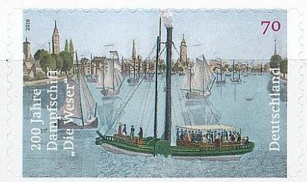200 years steamboat "Weser"