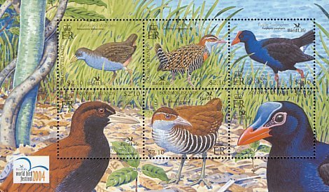 Souvenir Sheet, BirdLife International block, Solomon Islands,  , Animals (Fauna), Birds