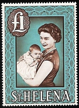 Queen Elizabeth II with Prince Andrew