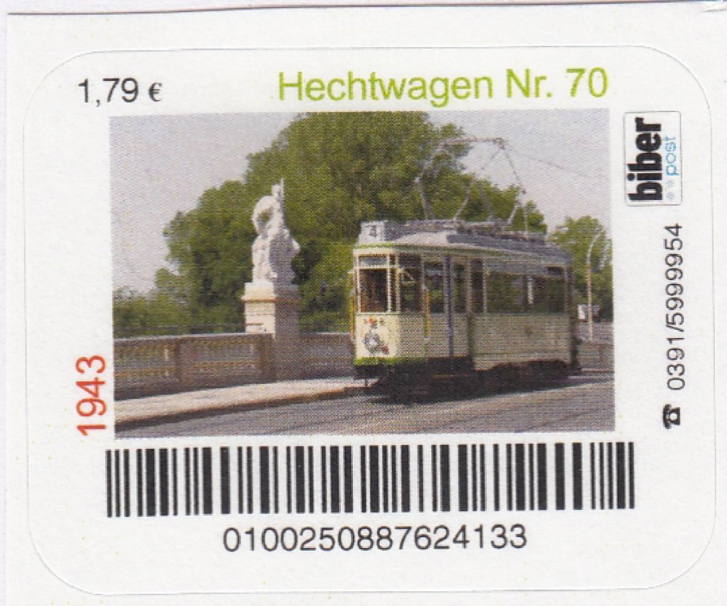 Straßenbahnen Hechtwagen Nr. von 1943