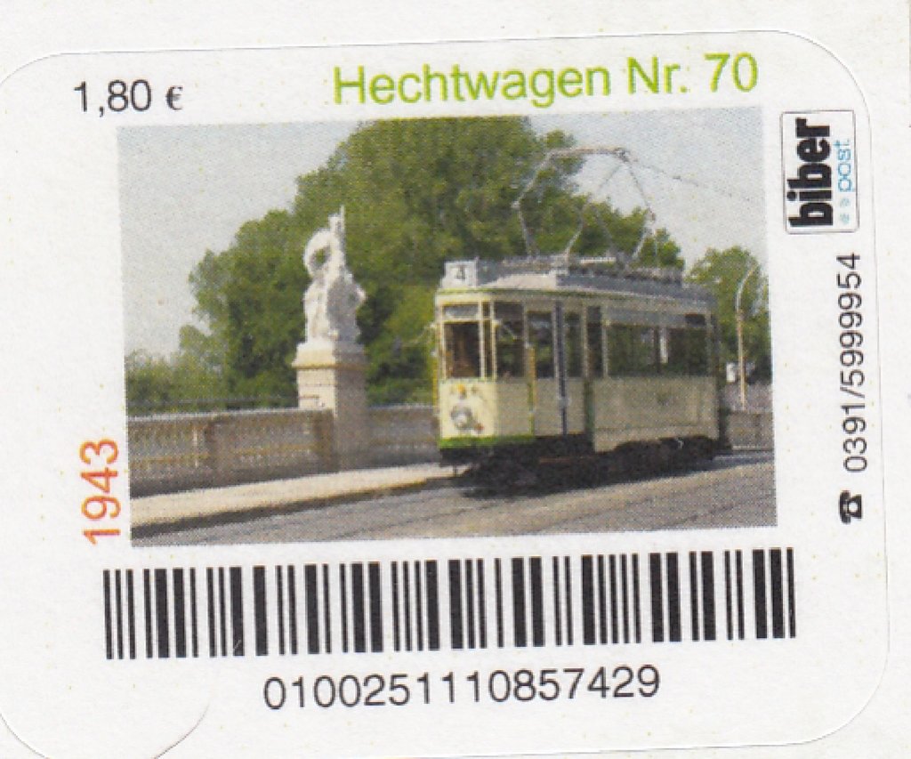 Straßenbahnen Hechtwagen Nr. von 1943