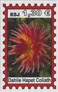 Stamp, Dahlie Hapet Coliath, Germany, Modern Private Post Offices,  , Flowers